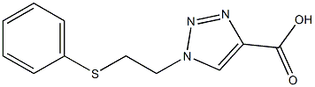 1-[2-(phenylsulfanyl)ethyl]-1H-1,2,3-triazole-4-carboxylic acid