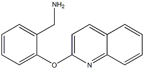 1-[2-(quinolin-2-yloxy)phenyl]methanamine Structure