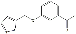 1-[3-(1,2-oxazol-5-ylmethoxy)phenyl]ethan-1-one