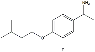 1-[3-fluoro-4-(3-methylbutoxy)phenyl]ethan-1-amine