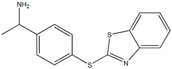 1-[4-(1,3-benzothiazol-2-ylsulfanyl)phenyl]ethan-1-amine