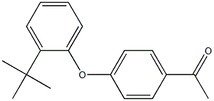 1-[4-(2-tert-butylphenoxy)phenyl]ethan-1-one Struktur