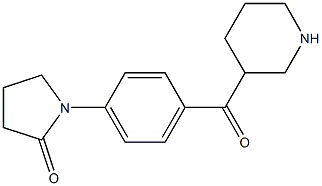 1-[4-(piperidin-3-ylcarbonyl)phenyl]pyrrolidin-2-one