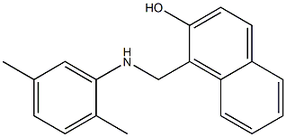 1-{[(2,5-dimethylphenyl)amino]methyl}naphthalen-2-ol|