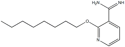 2-(octyloxy)pyridine-3-carboximidamide Structure