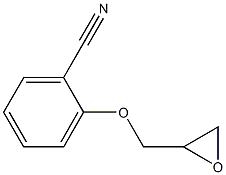 2-(oxiran-2-ylmethoxy)benzonitrile Structure