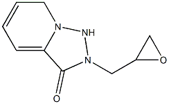 2-(oxiran-2-ylmethyl)-2H,3H-[1,2,4]triazolo[3,4-a]pyridin-3-one 化学構造式