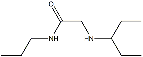 2-(pentan-3-ylamino)-N-propylacetamide