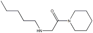 2-(pentylamino)-1-(piperidin-1-yl)ethan-1-one Struktur