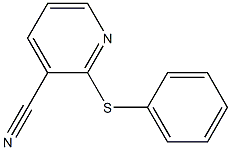 2-(phenylsulfanyl)pyridine-3-carbonitrile Structure