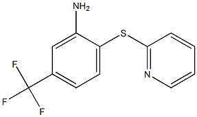 2-(pyridin-2-ylsulfanyl)-5-(trifluoromethyl)aniline Structure