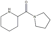 2-(pyrrolidin-1-ylcarbonyl)piperidine Structure