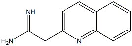 2-(quinolin-2-yl)ethanimidamide Struktur