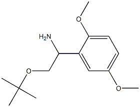 2-(tert-butoxy)-1-(2,5-dimethoxyphenyl)ethan-1-amine 结构式