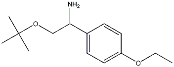 2-(tert-butoxy)-1-(4-ethoxyphenyl)ethan-1-amine Struktur