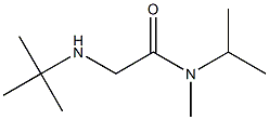 2-(tert-butylamino)-N-methyl-N-(propan-2-yl)acetamide 结构式