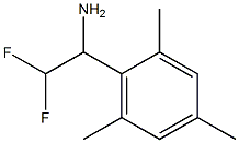 2,2-difluoro-1-(2,4,6-trimethylphenyl)ethan-1-amine Struktur