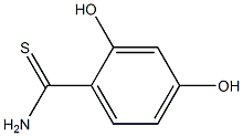 2,4-dihydroxybenzenecarbothioamide Structure