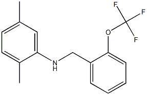  2,5-dimethyl-N-{[2-(trifluoromethoxy)phenyl]methyl}aniline