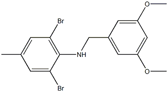 2,6-dibromo-N-[(3,5-dimethoxyphenyl)methyl]-4-methylaniline