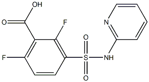 2,6-difluoro-3-(pyridin-2-ylsulfamoyl)benzoic acid