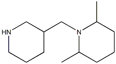 2,6-dimethyl-1-(piperidin-3-ylmethyl)piperidine Structure
