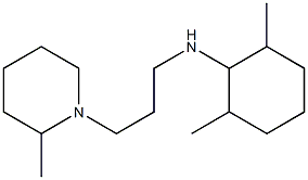 2,6-dimethyl-N-[3-(2-methylpiperidin-1-yl)propyl]cyclohexan-1-amine Structure