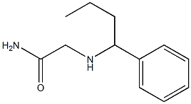 2-[(1-phenylbutyl)amino]acetamide Structure