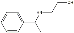 2-[(1-phenylethyl)amino]ethan-1-ol Structure