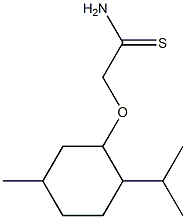 2-[(2-isopropyl-5-methylcyclohexyl)oxy]ethanethioamide|