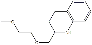 2-[(2-methoxyethoxy)methyl]-1,2,3,4-tetrahydroquinoline Struktur