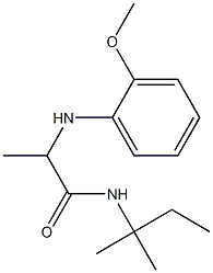 2-[(2-methoxyphenyl)amino]-N-(2-methylbutan-2-yl)propanamide