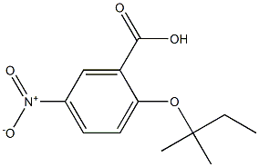 2-[(2-methylbutan-2-yl)oxy]-5-nitrobenzoic acid Structure