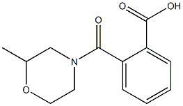 2-[(2-methylmorpholin-4-yl)carbonyl]benzoic acid Structure