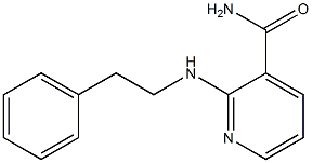 2-[(2-phenylethyl)amino]pyridine-3-carboxamide Structure