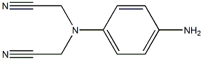 2-[(4-aminophenyl)(cyanomethyl)amino]acetonitrile Structure