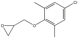 2-[(4-chloro-2,6-dimethylphenoxy)methyl]oxirane Structure