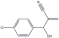 2-[(4-chlorophenyl)(hydroxy)methyl]prop-2-enenitrile Structure