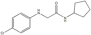 2-[(4-chlorophenyl)amino]-N-cyclopentylacetamide