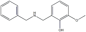 2-[(benzylamino)methyl]-6-methoxyphenol Structure