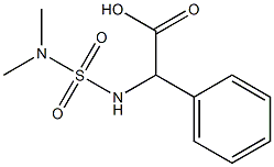 2-[(dimethylsulfamoyl)amino]-2-phenylacetic acid Structure