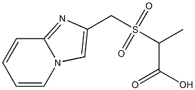2-[(imidazo[1,2-a]pyridin-2-ylmethyl)sulfonyl]propanoic acid