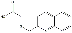 2-[(quinolin-2-ylmethyl)sulfanyl]acetic acid Structure