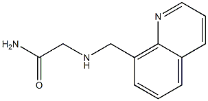 2-[(quinolin-8-ylmethyl)amino]acetamide Structure