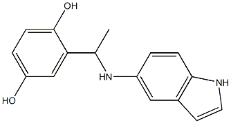 2-[1-(1H-indol-5-ylamino)ethyl]benzene-1,4-diol