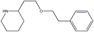 2-[2-(2-phenylethoxy)ethyl]piperidine Struktur