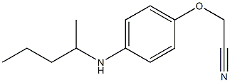 2-[4-(pentan-2-ylamino)phenoxy]acetonitrile