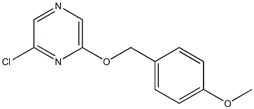 2-chloro-6-[(4-methoxyphenyl)methoxy]pyrazine Structure