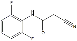 2-cyano-N-(2,6-difluorophenyl)acetamide Structure