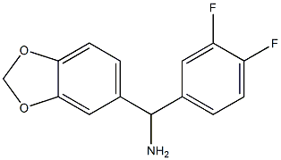 2H-1,3-benzodioxol-5-yl(3,4-difluorophenyl)methanamine